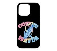 Coffee & Waves Surfing Surfer Beach Coffee Lover Surf Case for iPhone 15 Pro Max