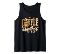 Coffee Weather Fall Cozy Mug Retro Graphic Tank Top