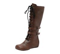 Coffee Women Boots with Fashion Forward Look Comfortable for Style Leaders