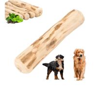 Coffee Wood Dog Chew Toy, Coffee Wood Chews for Dogs, Natural Stick for Moderate Chewers, Durable Dental Cleaning Wooden Dog Chew Sticks for Small, Medium and Large Breeds (Brown-L)