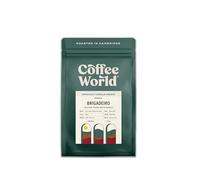 Coffee World, Brazil Brigadeiro Single Origin, Roasted in Cambridge, Whole Coffee Beans, Retail Bag (250g)