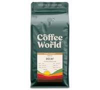 Coffee World, Mexico Decaf Single Origin, Roasted in Cambridge, Whole Coffee Beans, Retail Bag (1kg)