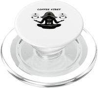 Coffee & Yoga,Namaste,Cafe Lovers,Lounge Vibes,Coffee Gifts PopSockets PopGrip for MagSafe