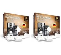 Coffeeano 50x descaling tablets XL for fully automatic coffee machines and coffee makers. Descaling tabs compatible with Jura, Siemens, Krups, Bosch, Miele, Melitta, WMF and many more (Pack of 2)