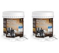 Coffeeano Clean&Protect 170 cleaning tablets for all coffee machines. Cleaning tabs compatible with all brands and machines. In book (Pack of 2)