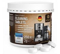 Coffeeano Clean&Protect 250 cleaning tablets for all coffee machines. Cleaning tabs compatible with all brands and machines. Incl. e-book