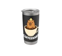 COFFEEBARA Capybara Coffee Bara Morning Espresso Barista Pun Stainless Steel Insulated Tumbler