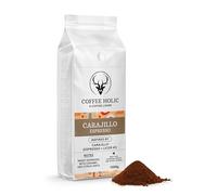 Coffeeholic Carajillo Espresso Ground Coffee 1kg - Sweet Espresso with Caramel & Citrus Notes, Medium Roast Ground Coffee for Cafetiere, Espresso Machines & Moka Pot, Ground Coffee Gift Set