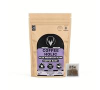 CoffeeHolic Coffee Bags - Blue Mountain Bliss - Quick Brew - Made From Arabica Coffee Beans - Pack of 1 Contains 25 Bags
