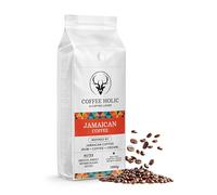 Coffeeholic Jamaica Rum Inspired Coffee Beans 1kg - Smooth & Sweet Gourmet Coffee with Brown Sugar & Cream Notes - Comfort Coffee Perfect for Milk Drinks & Latte Lovers