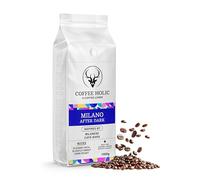 Coffeeholic Milano After Dark Strong Coffee Beans 1kg - Intensity 4/5, Dark Roast Italian-Style Signature Blend, 100% Arabica Whole Coffee Beans, Smooth Low-Acid Espresso Coffee for Evening Drinking