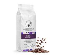Coffeeholic Silk Roast No. 7 Coffee Beans 1kg bag - Intensity 3/5, Ultra-Smooth Dark Roast Italian-Style Signature Blend, Strong Arabica Whole Coffee Beans, Low Acidity Coffee for Sensitive Stomachs