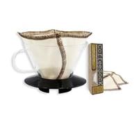 CoffeeSock Original Reusable Coffee Filters (GOTS Certified Organic Cotton) 185 Natural