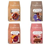 Coffeeway Flavoured Ground Coffee Variety Pack, 800g 4 x 200g - Vanilla Hazelnut Salted Caramel Cookie Cream Chocolate Strawberry, Nut Free, 100% Arabica Premium Roast
