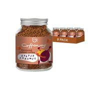 Coffeeway Salted Caramel Flavoured Instant Coffee, 400g 50g x 8 Pack - Freeze Dried Coffee, Sugar Free Low Calorie, Vegan Friendly, Smooth Taste, Quick Easy Brew