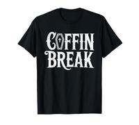 Coffin Break Spooky Skeleton Halloween Humor Horror Love T-Shirt