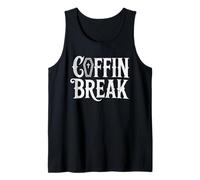 Coffin Break Spooky Skeleton Halloween Humor Horror Love Tank Top