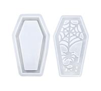 Coffin Casting Mold,Creepy Lamp Shade Mold for Clay - Halloween Casting Lampshade Handcraft for Dining Table Bathroom Study Bedroom Bookshelf Entrance