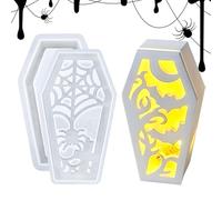 Coffin Halloween - Resin Decoration Lampshades | Print for Creating Halloween Artisan Lampshades to Decorate Living Room Table Entrance Bathroom Bedroom