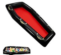 Coffin Inflable Enfriador de 52 Pulgadas - Hielera Espeluznante para Halloween, Cubeta de Bebidas con Hielo para Fiesta en la Piscina, BBQ y Picnic (1Pcs)