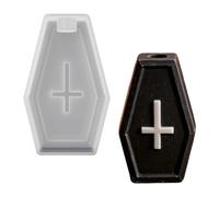Coffins Silicone for Halloween Gothics Decoration CandleCrafting Tool Halloween Maker