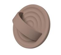 COFFKER Magnetic Phone Grip Ring Holder, Liquid Silicone Magnet Cell Phone Grip Finger Loop, Compatible with Magsafe, Back of Phone for iPhone 17/16/15/14/13/12 Series, Light Brown