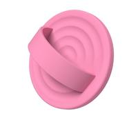 COFFKER Magnetic Phone Grip Ring Holder, Liquid Silicone Magnet Cell Phone Grip Finger Loop, Compatible with Magsafe, Back of Phone for iPhone 17/16/15/14/13/12 Series, Tender Pink