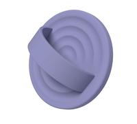 COFFKER Magnetic Phone Grip Ring Holder, Liquid Silicone Magnet Cell Phone Grip Finger Loop, Compatible with Magsafe, Back of Phone for iPhone 17/16/15/14/13/12 Series, Lavender