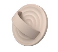 COFFKER Magnetic Phone Grip Ring Holder, Liquid Silicone Magnet Cell Phone Grip Finger Loop, Compatible with Magsafe, Back of Phone for iPhone 17/16/15/14/13/12 Series, Oat