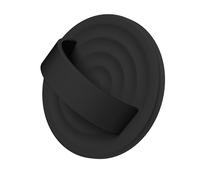 COFFKER Magnetic Phone Grip Ring Holder, Liquid Silicone Magnet Cell Phone Grip Finger Loop, Compatible with Magsafe, Back of Phone for iPhone 17/16/15/14/13/12 Series, Black