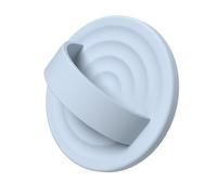 COFFKER Magnetic Phone Ring Grip Holder, Silicone Finger Loop Grip, Compatible with MasSafe, Back of Phone for iPhone Pro Max/Plus/16/15/15/14/13/12 Series, Baby Blue