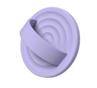 COFFKER Magnetic Phone Ring Grip Holder, Silicone Finger Loop Grip, Compatible with MasSafe, Back of Phone for iPhone Pro Max/Plus/16/15/15/14/13/12 Series, Lilac Purple