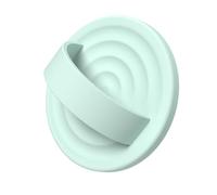 COFFKER Magnetic Phone Ring Grip Holder, Silicone Finger Loop Grip, Compatible with MasSafe, Back of Phone for iPhone Pro Max/Plus/16/15/15/14/13/12 Series, Mint Green