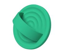 COFFKER Magnetic Phone Ring Grip Holder, Silicone Finger Loop Grip, Compatible with MasSafe, Back of Phone for iPhone Pro Max/Plus/16/15/15/14/13/12 Series, Emerald Green