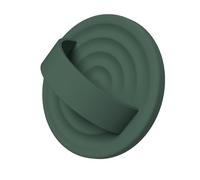 COFFKER Magnetic Phone Ring Grip Holder, Silicone Finger Loop Grip, Compatible with MasSafe, Back of Phone for iPhone Pro Max/Plus/16/15/15/14/13/12 Series, Alpine Green