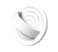 COFFKER Magnetic Phone Ring Grip Holder, Silicone Finger Loop Grip, Compatible with MasSafe, Back of Phone for iPhone Pro Max/Plus/16/15/15/14/13/12 Series, White