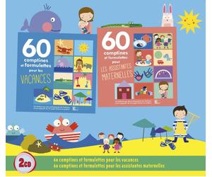 COFFRET 2CD:60 COMPTINES & FORMULETTES POUR LES... 2 CD NEW