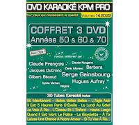 Coffret 3 DVD Karaoké Kpm Pro "Années 50 & 60 & 70"