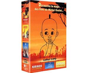 Coffret 3 DVD Michel Ocelot :kirikou et la sorcière ; kirikou et les betes sauvages ; princes et princesses