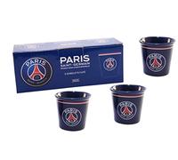 Coffret 3 x tasse gobelet expresso PSG - Collection officielle PARIS SAINT GERMAIN - Vaisselle Supporter - Football Ligue 1