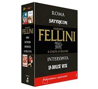 Coffret 4 DVD - Federico Fellini - 4 Films - ROMA / SATYRICON / INTERVISTA / LA DOLCE VITA