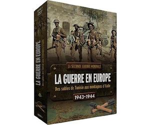 Coffret 4 DVD : La Guerre en Europe Vol1 : Des Sables de Tunisie aux montagnes d'Italie