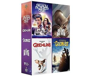 Coffret 4films: ready player one, les goonies, gremlins, le géant de fer [FR Import]