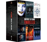 Coffret 6 Films Thriller : Seven + Usual Suspects + Le Silence des agneaux + Mystic River + Prisoners + Zodiac