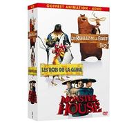Coffret animation - Les rebelles de la forêt 1&2 + Les rois de la glisse + Monster House