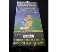 Coffret Astérix : Astérix le gaulois / Astérix et Cléopâtre / Les 12 travaux d'Astérix [VHS]