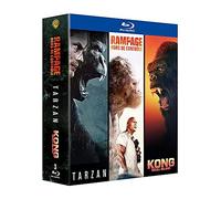 Coffret Blu-Ray 'Grands Singes 2.0' : Rampage, Tarzan & Kong