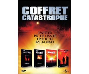 Coffret Catastrophe 4 DVD : Twister / Le Pic de Dante / Daylight / Backdraft