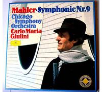 Coffret de 2 Disques Vinyle LP 33 Tours - Deutsche Grammophon 2707 097 - Malher - Symphonie N° 9 - Mahler Chicago Symphony Orchestra, Direction Carlo Maria Giulini