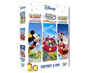 Coffret Disney Channel - La maison de Mickey : A la rescousse du Père Noël & La chasse aux oeufs de Pâques + Les petits Einsteins : Notre grande super aventure